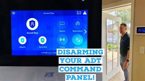 How To Disarm Your Adt Command Panel Youtube