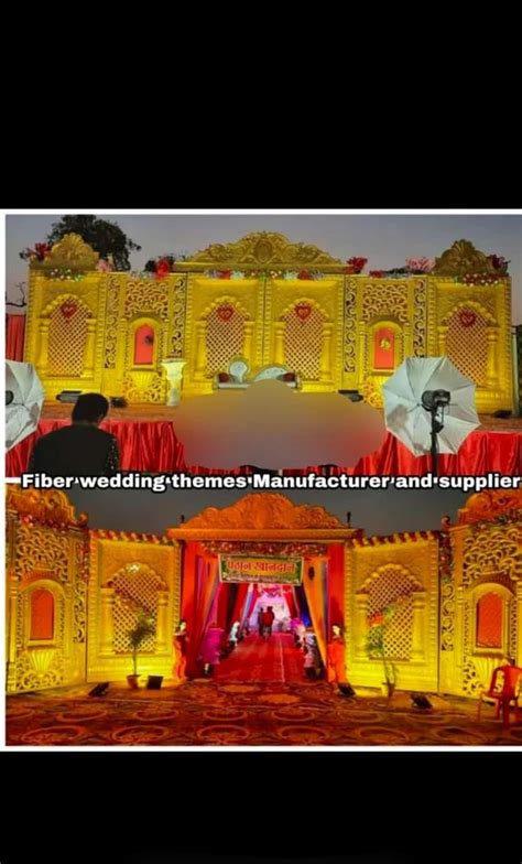 Weddings Golden Fiber Wedding Entry Gate At Rs Set In New Delhi