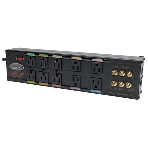 Isobar Surge Protector 10 Outlet 3840 Joules Metal Case Tripp Lite