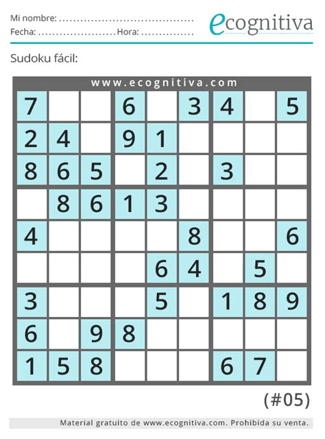 Sudoku Fácil Descargar Gratis Libro de Sudoku para Principiantes