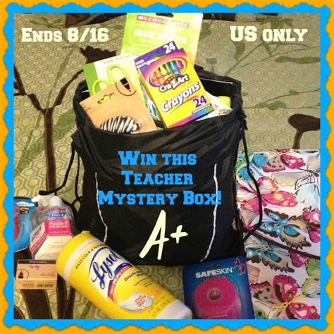 Win Back To School Teacher Mystery Box And 2 More Ends 816 Us Only