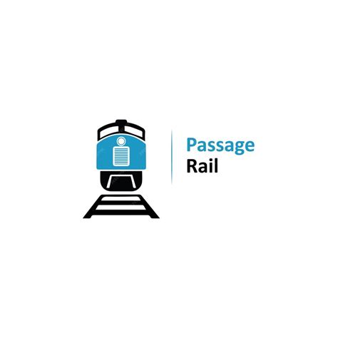 premium vector passage rail logo