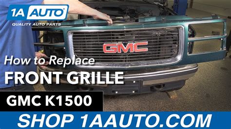 How To Replace Front Grille 1994 98 Gmc K1500 1a Auto