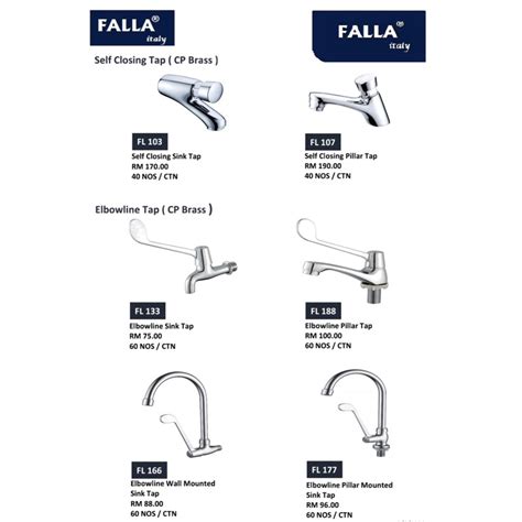 100 Original Falla Heavy Duty Cp Brass Wall Pillar Water Tap 12