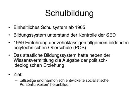 Ppt Erziehung Und Bildung In Der Ddr Powerpoint Presentation Free