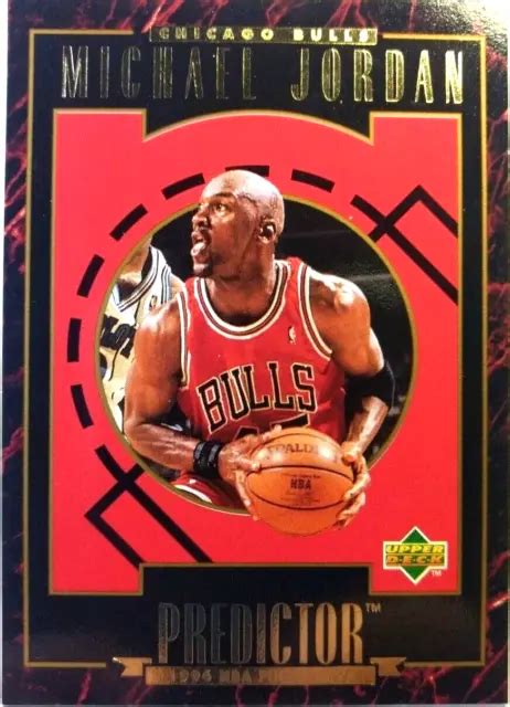 1995 UPPER DECK Michael Jordan Predictor 1996 Nba Finals Mvp #R5 ...