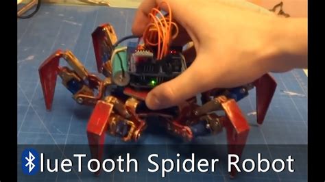 3d Printed Spider Robot Update Youtube