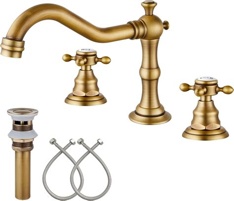 Bathroom Faucets Antique Brass Finish – Everything Bathroom