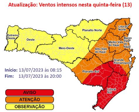 Ventos De 146 Km H Ondas De 4 Metros E Temperaturas De 2 C SC Tem