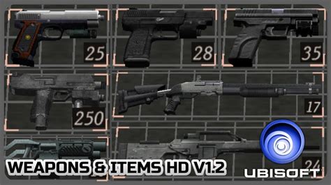 Resident Evil 4 Pc 2007ubisoft Weapons And Items Hd V12 Mod