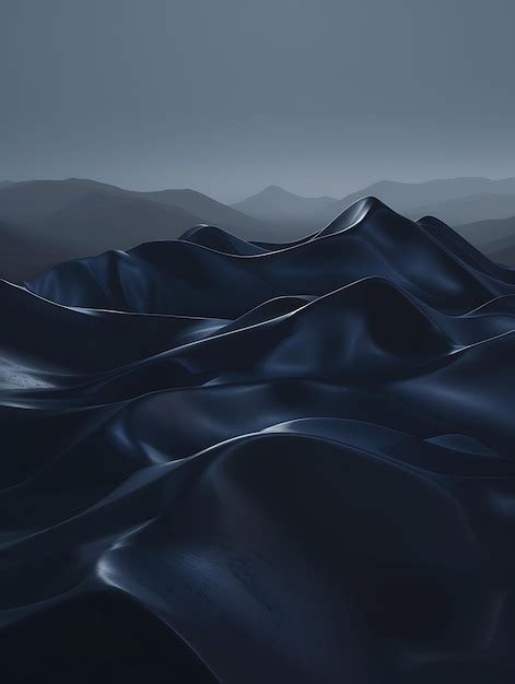 Premium Photo Dark Desert Dreamscape In Minimalist HighDef