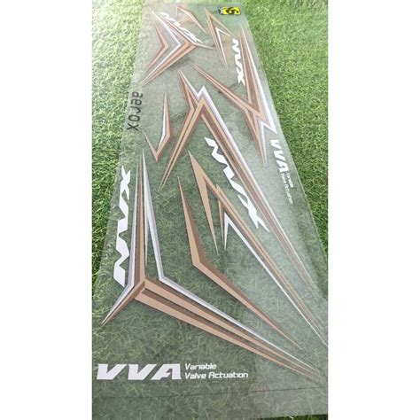 Jual Striping Aerox Lis Bahan Bening Transparan Sticker Simpel Nvx