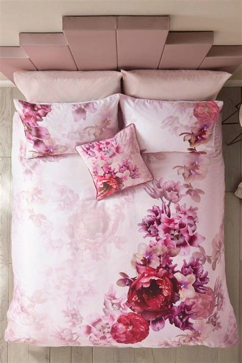 Ted Baker Splendour Duvet Cover Pink Bed Linens Luxury Floral