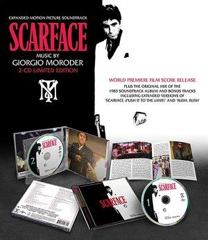 Scarface 1983 Expanded Soundtrack CD 2 Disc LIMITED EDITION Scarface ...