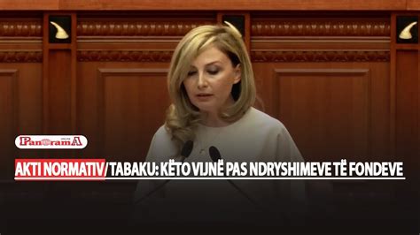 Akti Normativ Tabaku Këto vijnë pas ndryshimeve të fondeve në portin