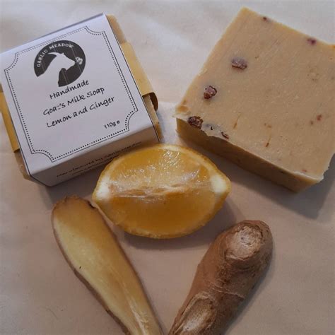 Handmade Goats Milk Soap Lemon And Ginger Etsy