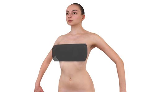 Naked Girl A Pose D Model By Renderbot LLC