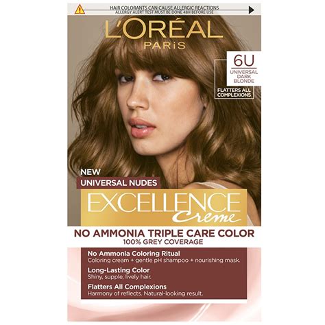Боя за Коса L Oreal Excellence Nudes 6U Dark Blonde с цена 11 49 лв eBag bg