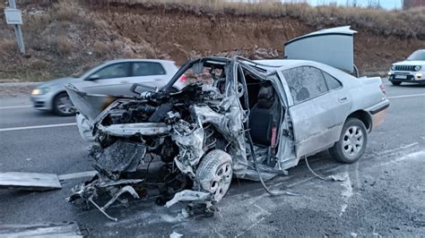 Ankara da feci kaza Aynı aileden 3 kişi öldü 1 bebek ağır yaralı