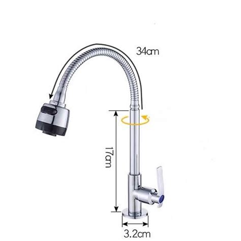 👍recommend👍 Stainless Steel Kitchen Sink Faucet Cold Water Tap Sinki