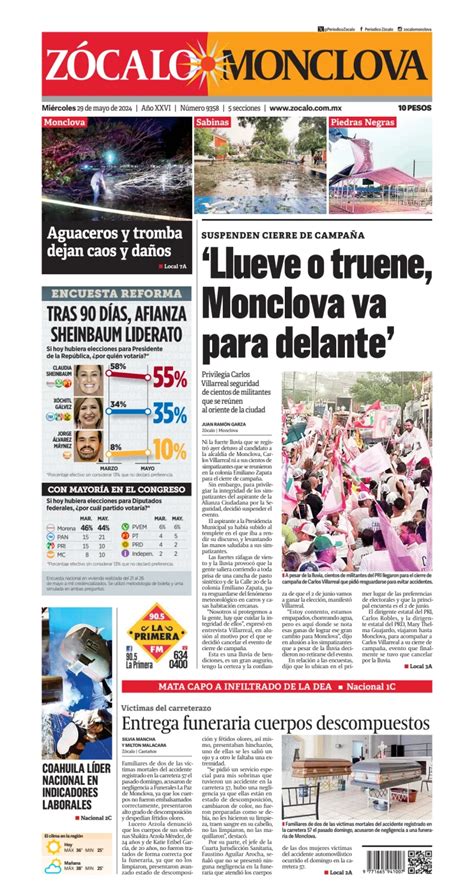 Zócalo Monclova Subscription Pressreader