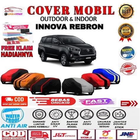 Jual Cover Mobil Innova Reborn Body Sarung Mobil Toyota Inova Selimut