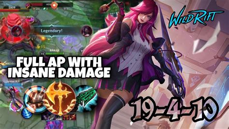 Wild Rift Katarina Full Ap Build Gameplay Wild Rift Katarina Build