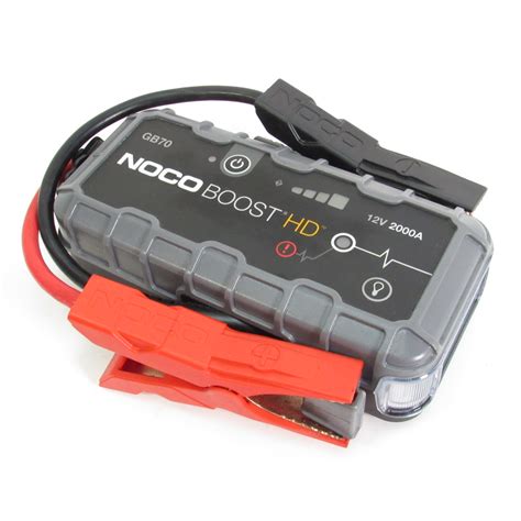 NOCO Boost HD GB70 2000 12 Volt Lithium Jump Starter