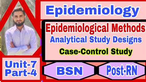 Analytical Studies Designs Case Control Study Unit 7 Part 4