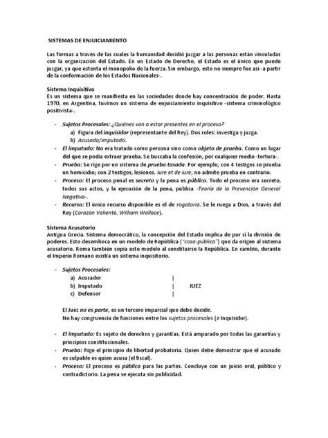 01 Sistemas De Enjuiciamiento Pdf Fiscal Juez