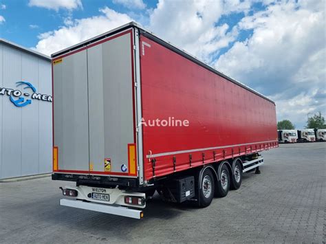 Wielton Ns Coil Mulda Saf Podnoszona O Curtain Side Semi Trailer For