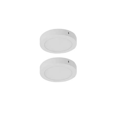 Kit 2 Plafons LED De Sobrepor 12w 17cm Branco Yamamura Yamamura