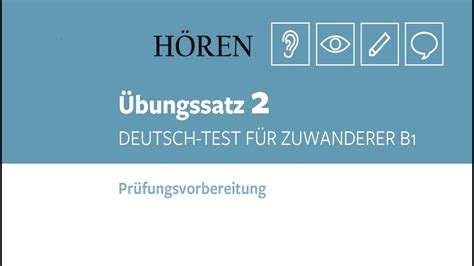 G A S T B1 Prüfung Hören Übungssatz G A S T DTZ B1 Hören TEST