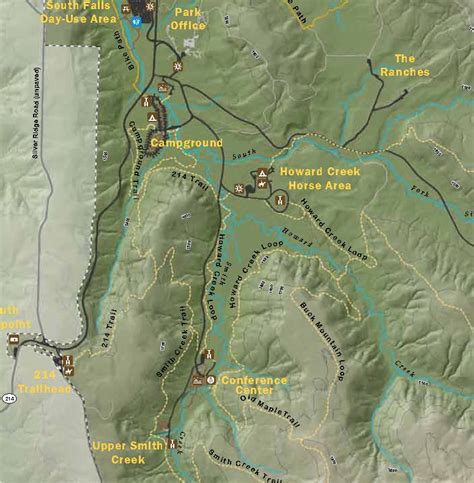 Silver Falls State Park Map - Maping Resources