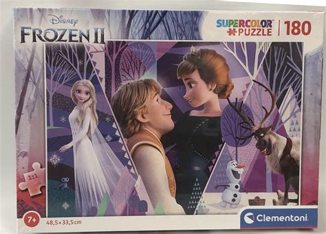 PUZZLE SUPERCOLOR 180 PIECES FROZEN II DISNEY De Chez CLEMENTONI