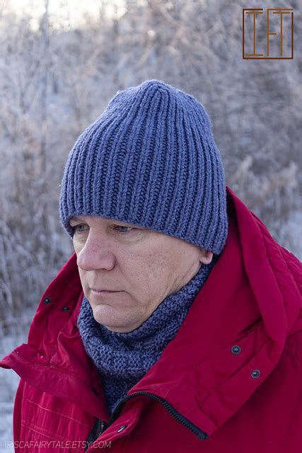 Ravelry Men S Ribbed Beanie Pattern By Irina Khoroshaeva