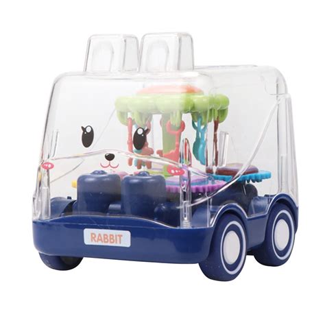 Car Pull Cars Race Friction Kids Toys Up Powered Wind Go Vehicles Bus ...