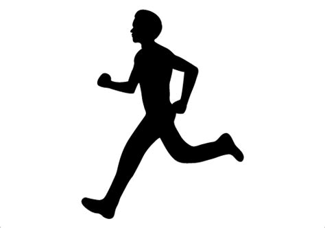 boy running silhouette clipart - Clip Art Library