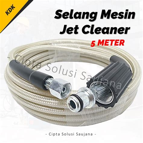 Jual KDK 5 METER SELANG JET CLEANER 5M SELANG SEMPROTAN AIR MESIN CUCI