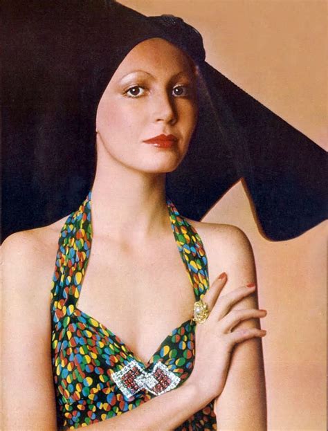 Debora Bertin Wearing Chloe Photo By Barry Lategan Vogue UK 1973