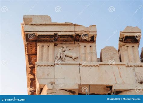 Parthenon Centauromachy Metope Editorial Image - Image of greece ...