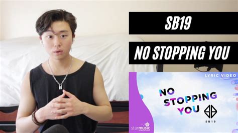 SB19 No Stopping You Lyrics From Love At First Stream REACTION