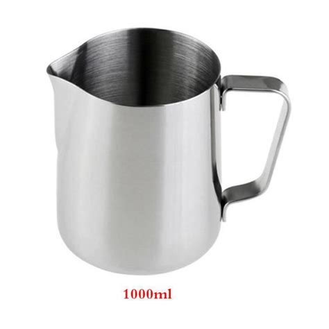 Ml Pichet En Acier Inoxydable Lait Moussant Mug Tasse Caf Latte