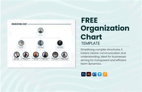 Organization Chart Template in Photoshop, Illustrator, Word, Pages ...