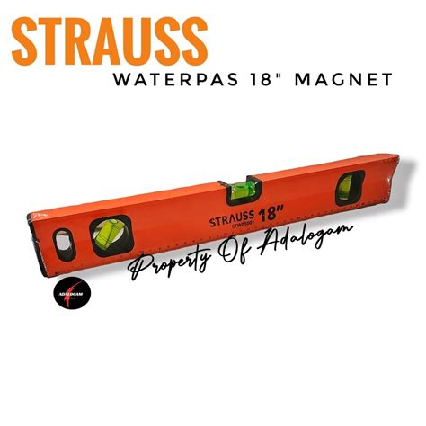 Jual Strauss Waterpas Magnet Inch Waterpass Cm Shopee Indonesia