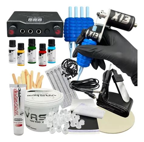 Kit Tatuagem Profissional Iniciante Completo Máquina X13 Frete grátis