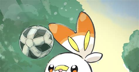 Pokémon Scorbunny Soccer 帰り道 Pixiv