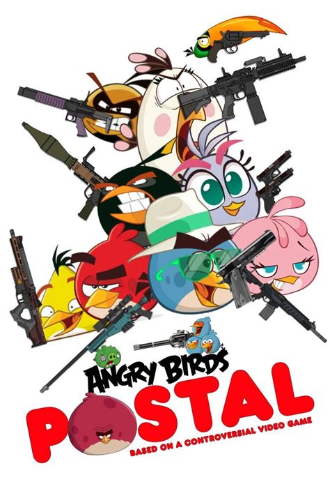 Angry Birds Postal Parody Rangrybirds