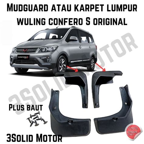 Jual MUDGUARD ATAU KARPET LUMPUR WULING CONFERO S PLUS BAUT ORIGINAL