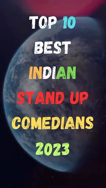 Top 10 Best Indian Stand - Up Comedians 2023 | #standupcomedy #comedy # ...